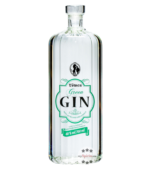 Löwen Green Gin (40 % vol., 0,7 Liter) von Bergbrennerei Löwen