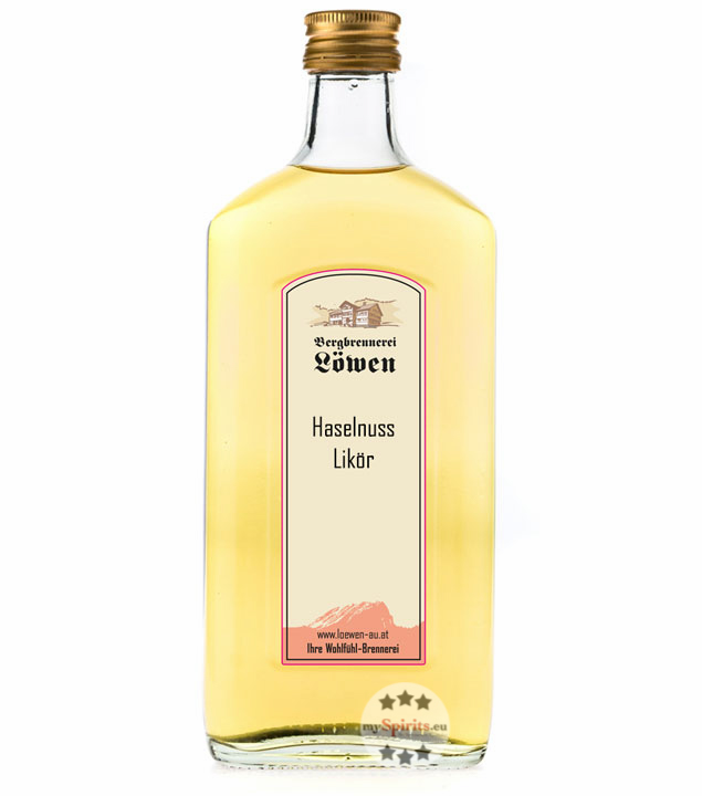 Löwen Haselnusslikör (25 % Vol., 0,5 Liter) von Bergbrennerei Löwen