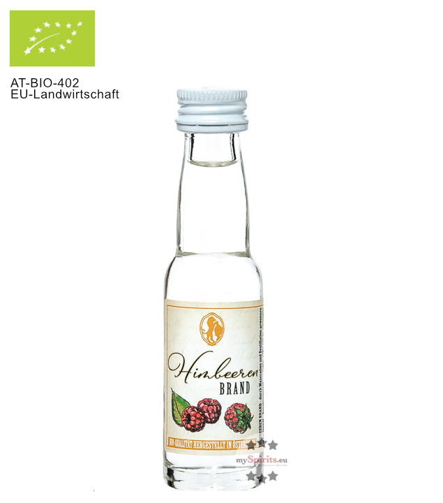 Löwen Himbeer Schnaps Bio  (40 % vol, 0,02 Liter) von Bergbrennerei Löwen