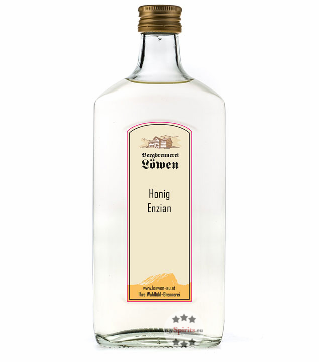 Löwen Honig Enzian (35 % Vol., 0,5 Liter) von Bergbrennerei Löwen