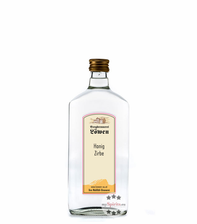 Löwen Honig-Zirbe  (40% Vol., 0,2 Liter) von Bergbrennerei Löwen