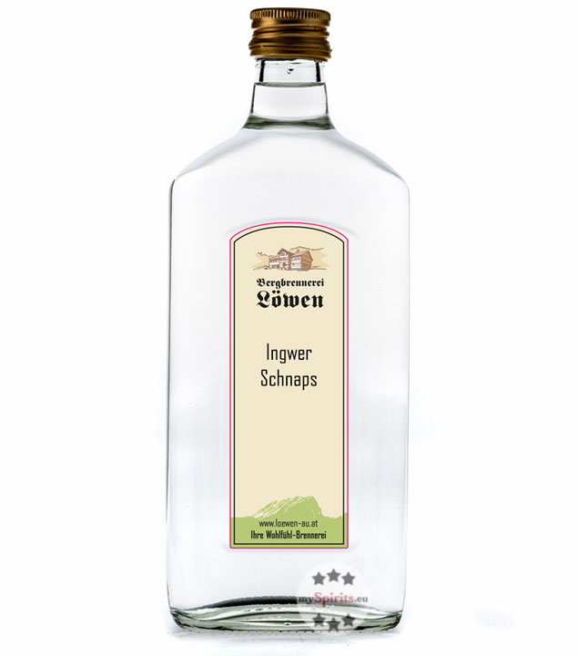 Löwen Ingwer Schnaps (40 % Vol., 0,5 Liter) von Bergbrennerei Löwen