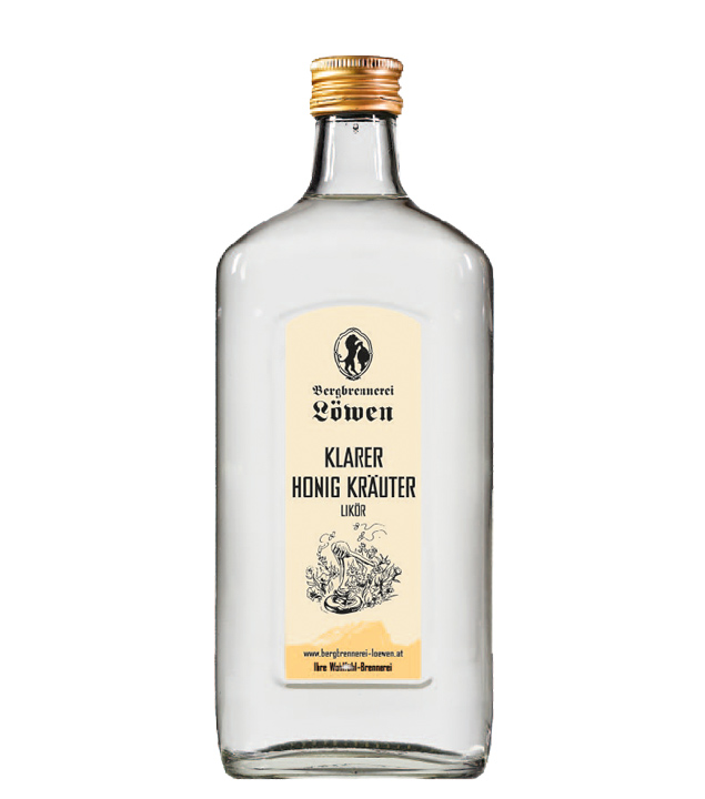 Löwen Klarer Honig-Kräuter (32% Vol., 0,5 Liter) von Bergbrennerei Löwen