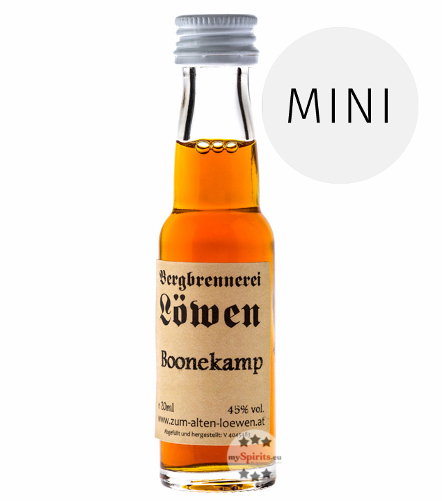 Löwen Kräftiger Boonekamp  (45% Vol., 0,02 Liter) von Bergbrennerei Löwen