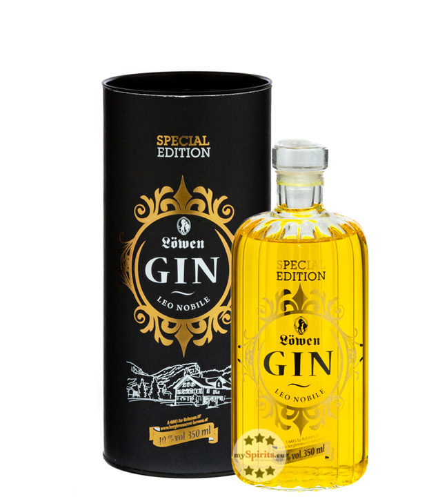 Löwen Leo Nobile Gin  (40 % Vol., 0,35 Liter) von Bergbrennerei Löwen