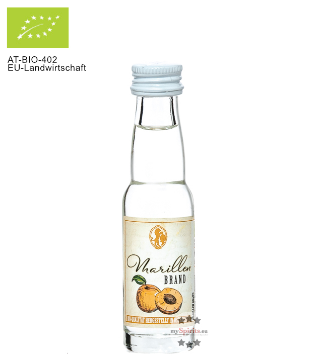 Löwen Marillenbrand Bio  (40 % vol, 0,02 Liter) von Bergbrennerei Löwen