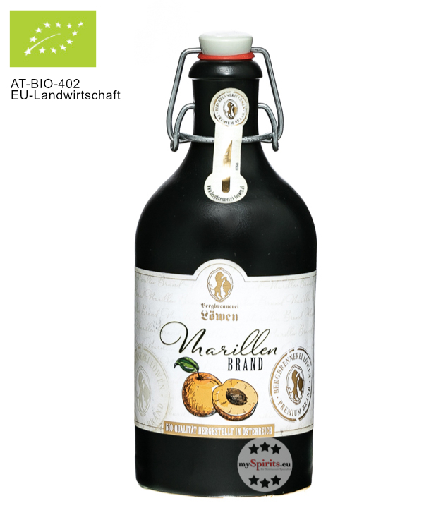 Löwen Marillenbrand Bio (40 % vol, 0,5 Liter) von Bergbrennerei Löwen