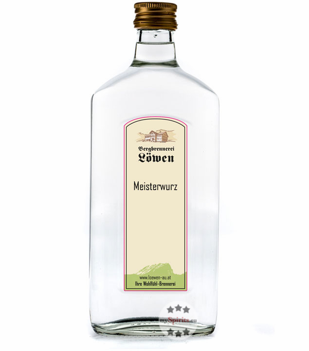 Löwen Meisterwurz Kräuterschnaps (42% Vol., 0,5 Liter) von Bergbrennerei Löwen