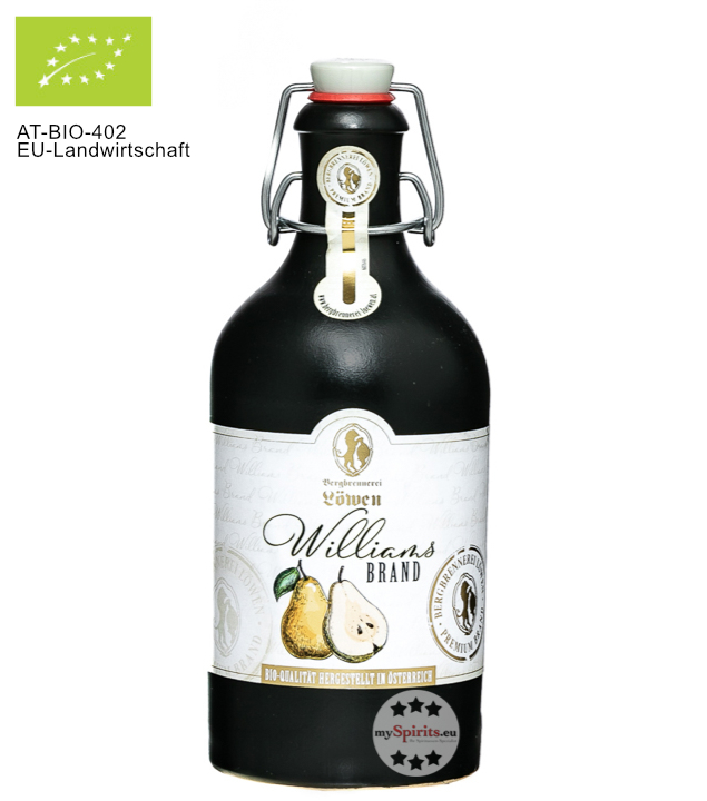 Löwen Williamsbrand Bio (40 % vol, 0,5 Liter) von Bergbrennerei Löwen