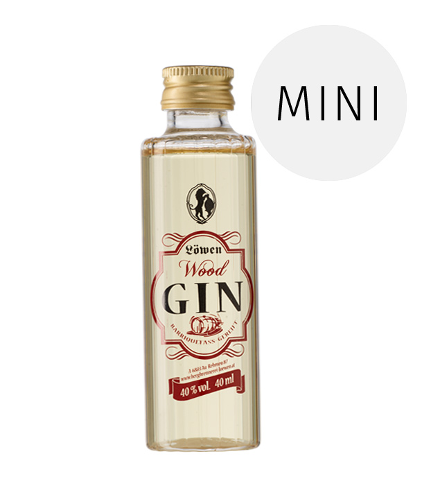 Löwen Wood Gin 4cl (40 % Vol., 0,04 Liter) von Bergbrennerei Löwen