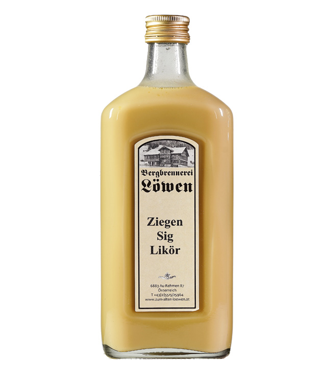 Löwen Ziegen Sig Likör (16 % Vol., 0,5 Liter) von Bergbrennerei Löwen