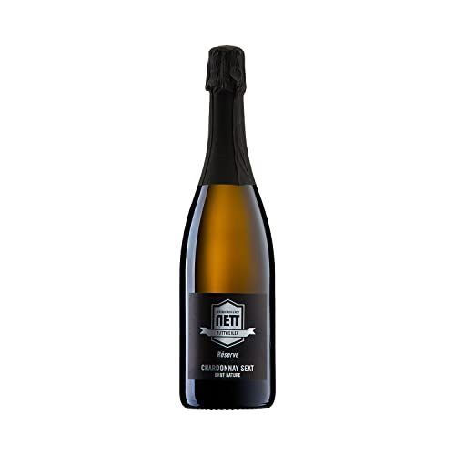 Nett - Chardonnay Sekt Réserve Brut Nature (1x 0,75l) von Bergdolt-Reif & Nett