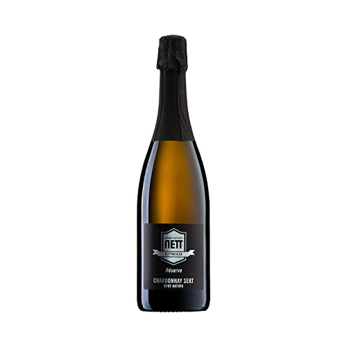Nett - Chardonnay Sekt Réserve Brut Nature (1x 0,75l) von Bergdolt-Reif & Nett