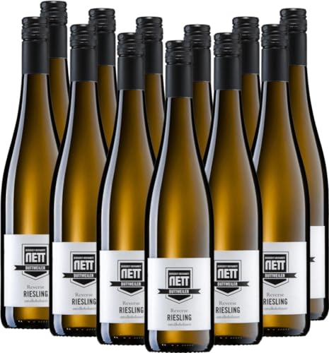 Reverse Riesling entalkoholisiert Bergdolt-Reif & Nett Weißwein 12 x 0,75l VINELLO - 12 x Weinpaket inkl. kostenlosem VINELLO.weinausgießer von Bergdolt-Reif & Nett