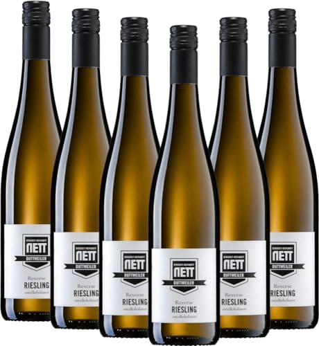 Reverse Riesling entalkoholisiert Bergdolt-Reif & Nett Weißwein 6 x 0,75l VINELLO - 6 x Weinpaket inkl. kostenlosem VINELLO.weinausgießer von Bergdolt-Reif & Nett