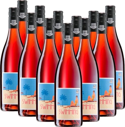 Swimming Rosé - Bergdolt-Reif & Nett Roséwein 12 x 0,75l VINELLO - 12 x Weinpaket inkl. kostenlosem VINELLO.weinausgießer von Bergdolt-Reif & Nett