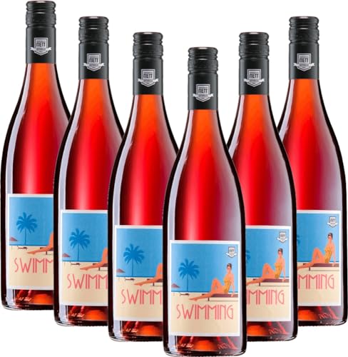 Swimming Rosé - Bergdolt-Reif & Nett Roséwein 6 x 0,75l VINELLO - 6 x Weinpaket inkl. kostenlosem VINELLO.weinausgießer von Bergdolt-Reif & Nett