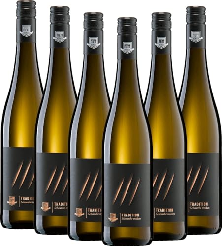 Tradition Scheurebe trocken Bergdolt-Reif & Nett Weißwein 6 x 0,75l VINELLO - 6 x Weinpaket inkl. kostenlosem VINELLO.weinausgießer von Bergdolt-Reif & Nett