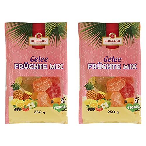2er Pack Berggold Gelee Früchte Mix 2 x 250 g von Berggold