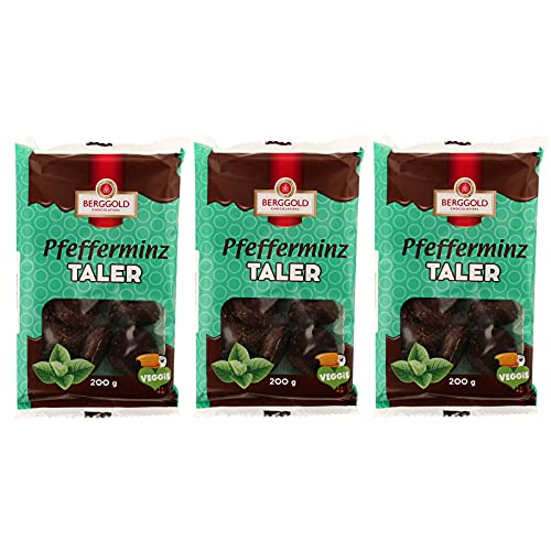 3er Pack Berggold Pfefferminztaler 3 x 200 g 3er Pack Berggold Pfefferminztaler 3 x 200 g von Berggold
