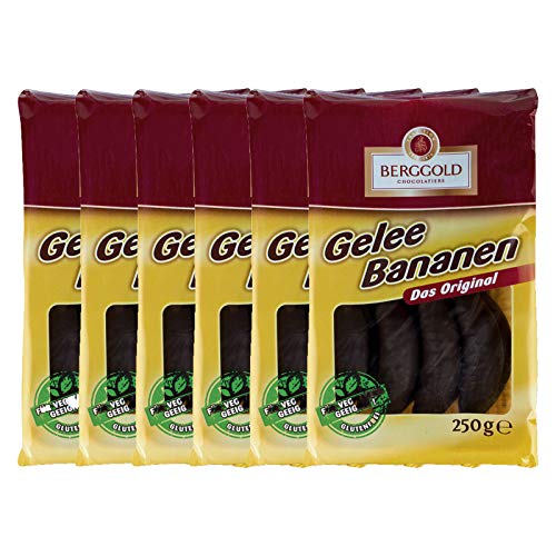 Berggold Gelee Bananen 6er Pack (6 x 250 g) von Berggold