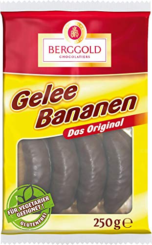 Berggold Gelee Bananen Schokoliert, 250 g von Berggold