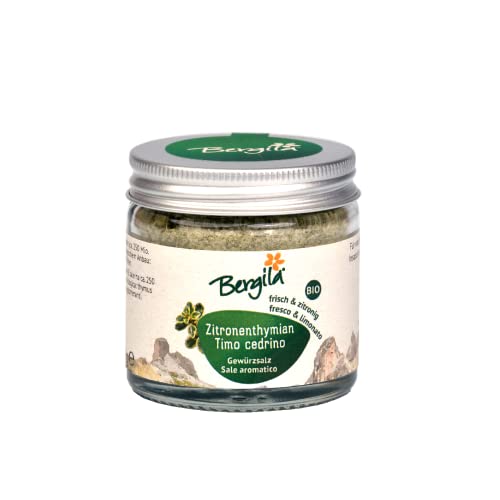 Bergila Gewürzsalz Zitronenthymian 60 g Bio - für natürlich genussvolles Würzen und Salzen - aus 100% natürlichen, biologischen Rohstoffen - kontrollierte und zertifizierte Qualität aus Südtirol Bergila Gewürzsalz Zitronenthymian 60 g Bio - für natürlich genussvolles Würzen und Salzen - aus 100% natürlichen, biologischen Rohstoffen - kontrollierte und zertifizierte Qualität aus Südtirol von Bergila