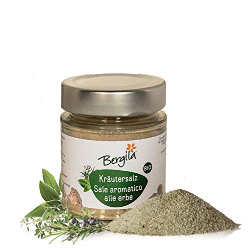 Bergila Kräutersalz 150 g Bio - für natürlich genussvolles Würzen und Salzen - aus 100% natürlichen, biologischen Rohstoffen - kontrollierte und zertifizierte Qualität aus Südtirol von Bergila