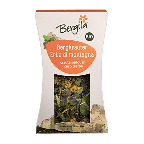 Bergila Tee - Bergkräuter 25 g Bio - aus 100% natürlichen, biologischen Rohstoffen - kontrollierte und zertifizierte Qualität aus Südtirol von Bergila
