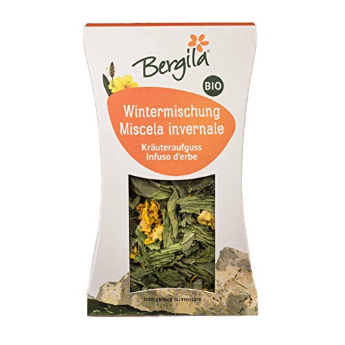 Bergila Tee - Wintermischung 25 g Bio - aus 100% natürlichen, biologischen Rohstoffen - kontrollierte und zertifizierte Qualität aus Südtirol von Bergila