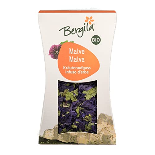 Malve (Malva Sylvestris - Blüten und Blätter) Kräutertee 20 gr. bio - Bergila von Bergila