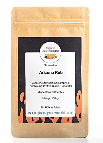 Arizona BBQ-Rub für Hähnchenfleisch von Bergische Gewürzmanufaktur