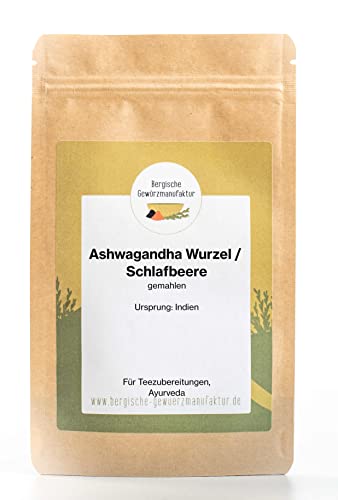 Ashwaghanda / Ashwagandha / Schlafbeere gemahlen von Bergische Gewürzmanufaktur