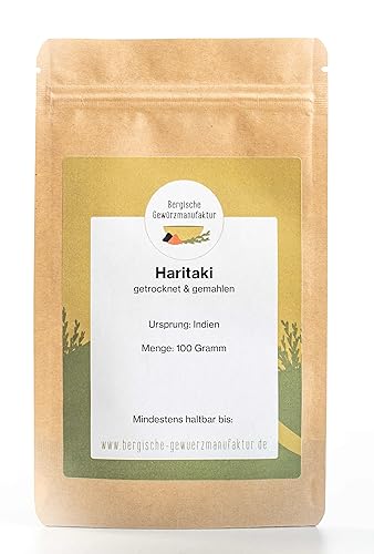 Haritaki, getrocknet und gemahlen Haritaki, getrocknet und gemahlen von Bergische Gewürzmanufaktur
