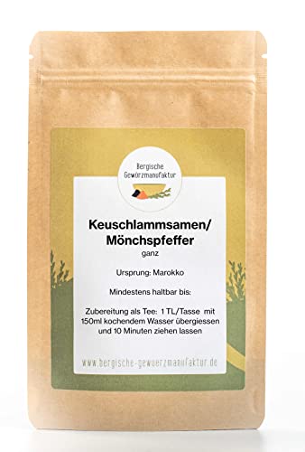 Keuschlammsamen - Mönchspfeffer, ganz von Bergische Gewürzmanufaktur