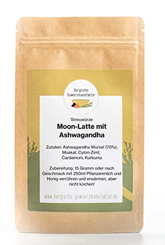 Moon-Latte Mischung mit Ashwagandha (0.05) von Bergische Gewürzmanufaktur