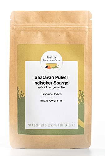 Shatavari Pulver - Indischer Spargel, getrocknet und gemahlen von Bergische Gewürzmanufaktur