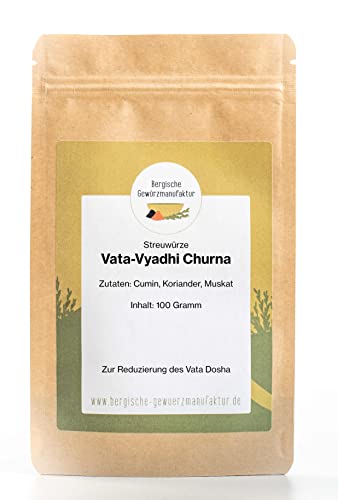 Vata-Vyadhi Churna - Streuwürze mit Cumin, Koriander und Muskat, den altbewährten Gewürzen gegen Entzündungen von Bergische Gewürzmanufaktur