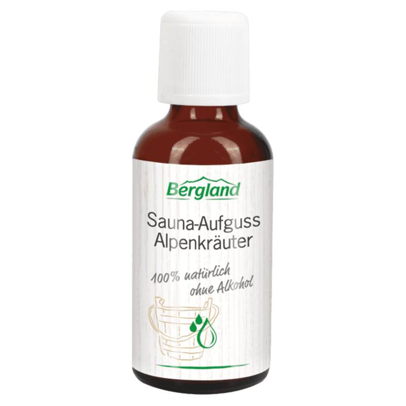 Sauna Aufguss Alpenkräuter von Bergland
