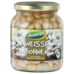 Weiße Bohnen im Glas Weiße Bohnen im Glas von dennree