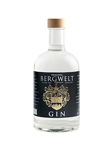Bergwelt Gin 37,5% Vol. (1 x 0,5 l) - Premium London Dry Gin von der renommierten Bergwelt Brennerei aus dem Allgäu - Perfekt für exquisite Cocktails und Genussmomente von Bergwelt
