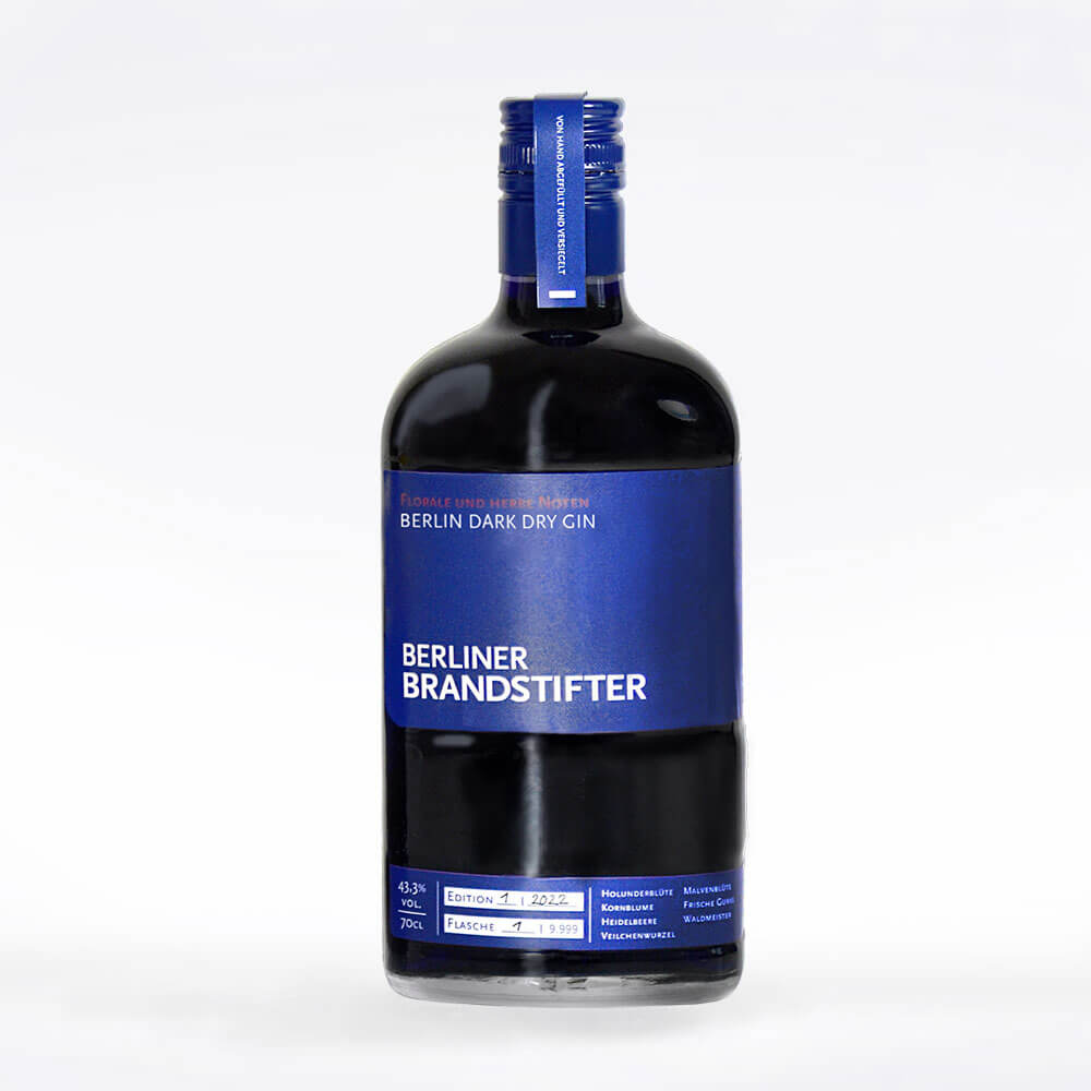 Berlin Dark Dry Gin 0.7l von Berliner Brandstifter