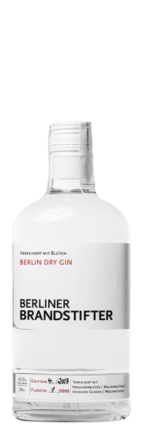 Berliner Brandstifter Dry Gin - Berliner Brandstifter - Spirituosen von Berliner Brandstifter