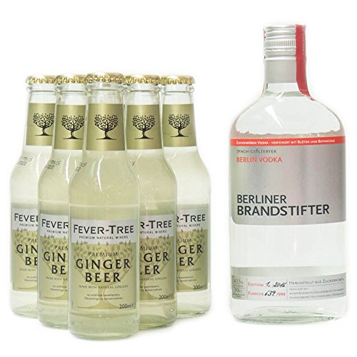 Brandstifter Vodka 700ml 43,3% Vol. + 6x Fever Tree Ginger Beer 200ml Brandstifter Vodka 700ml 43,3% Vol. + 6x Fever Tree Ginger Beer 200ml von Berliner Brandstifter