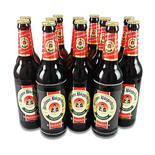 Berliner Bürgerbräu - Rotkehlchen (12 Flaschen à 0,5 l / 5,3% vol.) von Berliner Kindl Brauerei