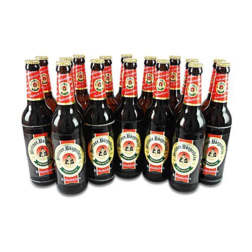 Berliner Bürgerbräu - Rotkehlchen (16 Flaschen à 0,5 l / 5,3% vol.) von Berliner Kindl Brauerei