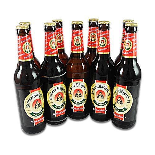 Berliner Bürgerbräu - Rotkehlchen (9 Flaschen à 0,5 l / 5,3% vol.) von Berliner Kindl Brauerei