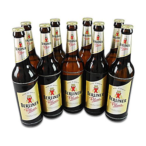 Berliner Pilsner (9 Flaschen à 0,5 l / 5,0% vol.) von Berliner Kindl Brauerei