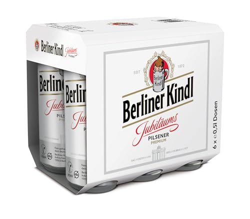 Kindl Jubiläums Pilsener Sixpacks, Einweg 4x6x0,50 L Dose Kindl Jubiläums Pilsener Sixpacks, Einweg 4x6x0,50 L Dose von Berliner Kindl