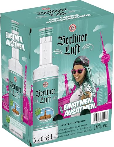 Berliner Luft 18% Klarer Pfefferminzlikör Schilikin 6 x 0,35 l Berliner Luft 18% Klarer Pfefferminzlikör Schilikin 6 x 0,35 l von Berliner Luft
